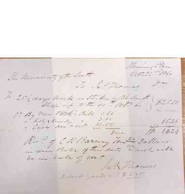 Charles Barney Papers Box 1 Document  57