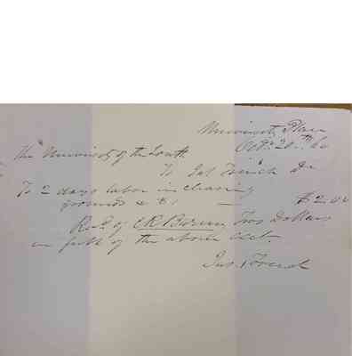 Charles Barney Papers Box 1 Document  65