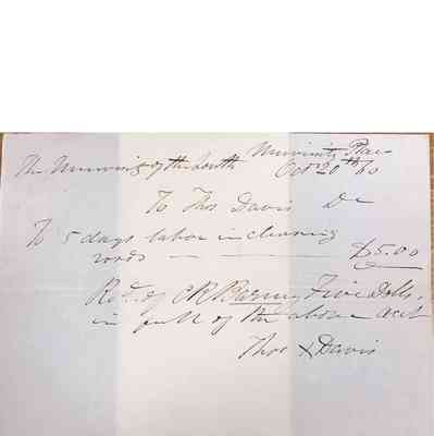 Charles Barney Papers Box 1 Document  67