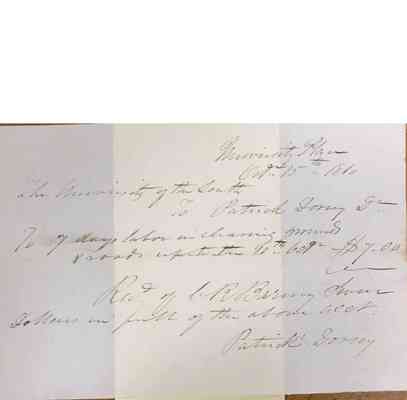 Charles Barney Papers Box 1 Document  75