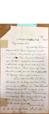 Fairbanks Papers Box 4 Document  31