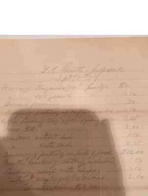 Vault Early Papers of the University Box 1 Document 75 Folder 1860 Building Cost and Estimates