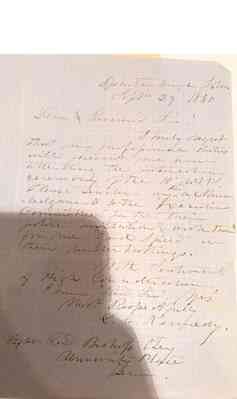 Vault Early Papers of the University Box 1 Document 90 Folder 1860 Cornerstone Ceremony 1 