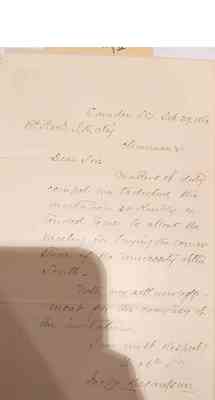 Vault Early Papers of the University Box 1 Document Cornerstone Invitation 165
