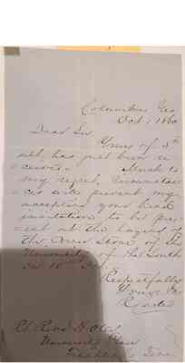 Vault Early Papers of the University Box 1 Document Cornerstone Invitation 176