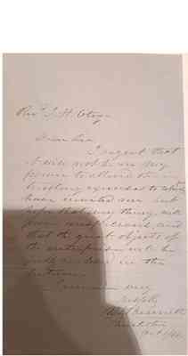 Vault Early Papers of the University Box 1 Document Cornerstone Invitation 185