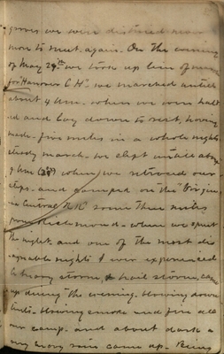 Sketch of Hoods Texas Brigade of the Virginia Army (Handwritten Civil War Diary)