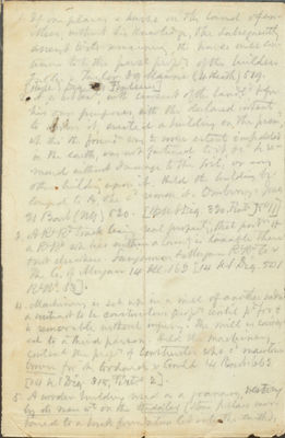 Seven Enumerated Points on Property, undated
