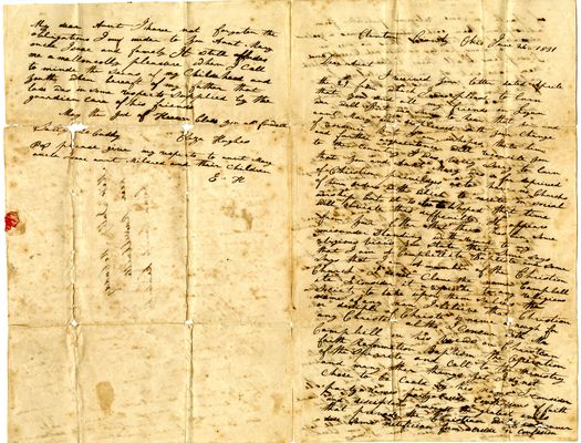 Elizabeth Hughes letter to Sally McCuddy, 26 June 1831