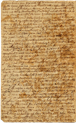 Letter from Green Clay to Sally Clay, 8 January 1820