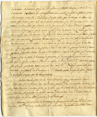 Letter from Barthelemi Tardiveau to St. John de Crevecoeur; April 20, 1789