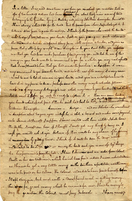 Letter from Jonathan Clark to Isaac Hite, 9 October 1803