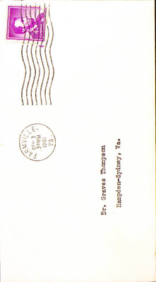 Postmarked Envelope containing DeMuth / Thompson Letter