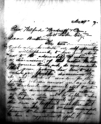 Letter from James Ephraim Steele, 29 November 1897 [LE-40836]