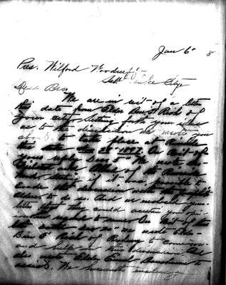 Letter from James Ephraim Steele, 6 January 1898 [LE-40839]