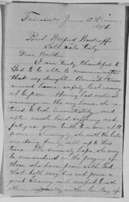 Letter from Frederick Christenson, 12 June 1894 [LE-41257]