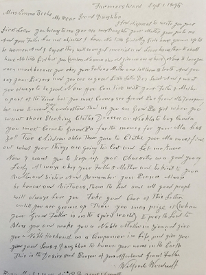Letter to Emma Beebe, 1 September 1895 [LE-41957]