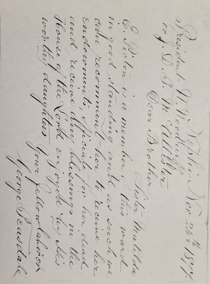 Letter from George Teasdale, 24 November 1877 [LE-19705]