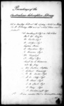 Item 02: Australian Subscription Library minutes and proceedings, 1826-1833