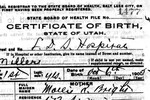 Birth Certificates (Statewide): 1912-1914